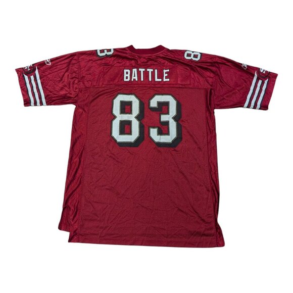 Vintage Reebok On Field NFL San Francisco 49ers Arnaz Battle #83 Jersey XL - Picture 1 of 7